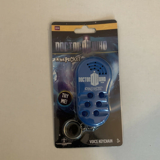 *New* Doctor Who - In Your Pocket - Voice Keychain