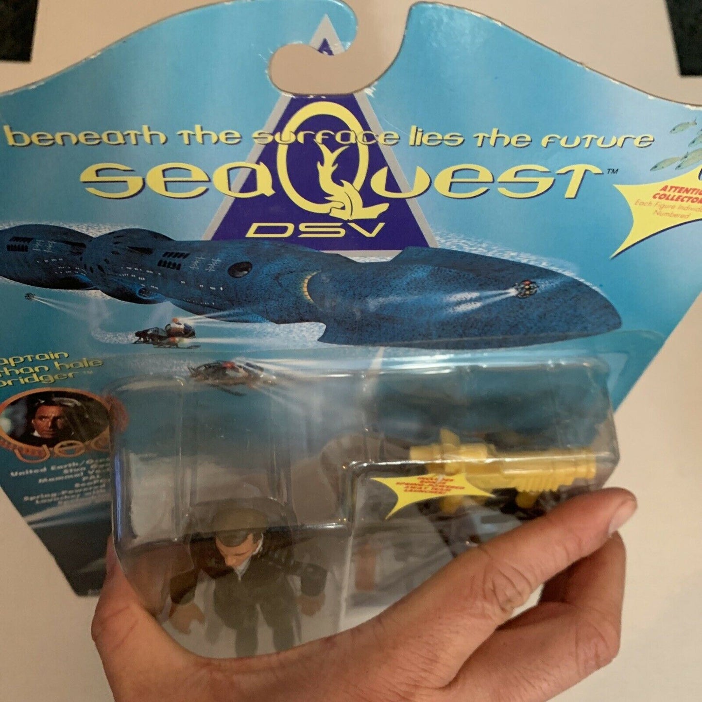 Sea Quest DSV Captain Nathan Hale Bridger Vintage 1993 5" Playmates Figure