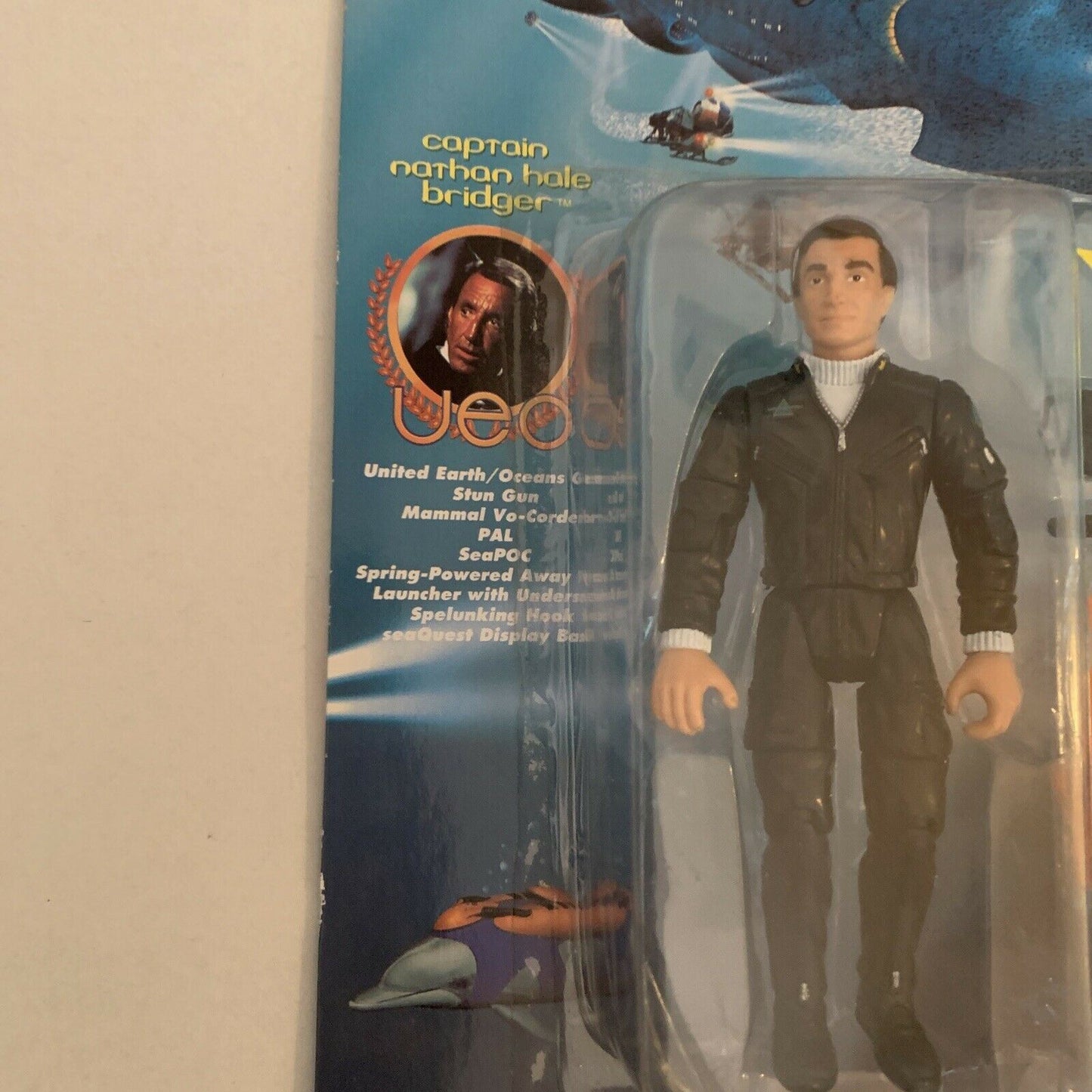 Sea Quest DSV Captain Nathan Hale Bridger Vintage 1993 5" Playmates Figure