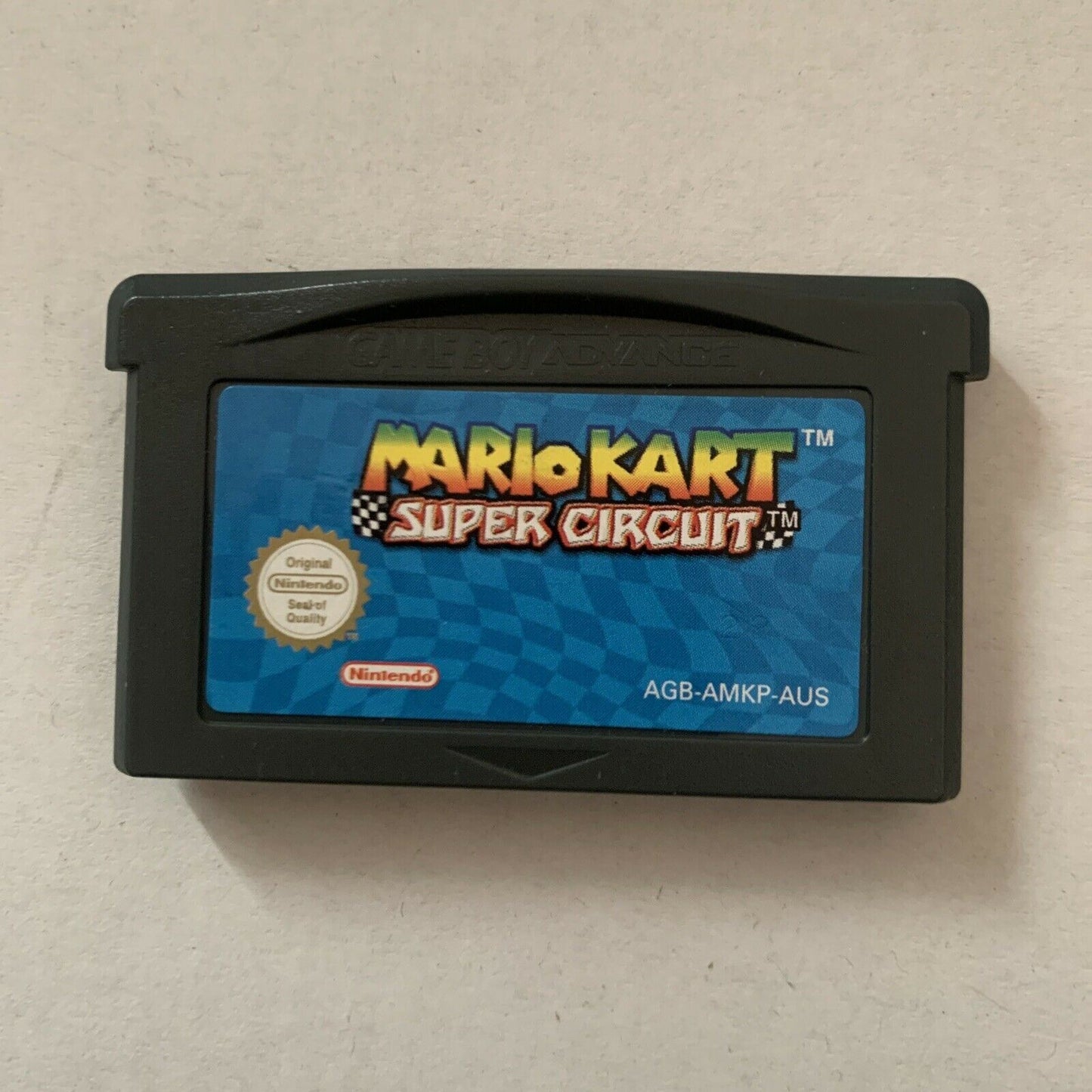 Mario Kart Super Circuit Gameboy Advance 2001 Agb Amkp Aus Cartridg Retro Unit 2221