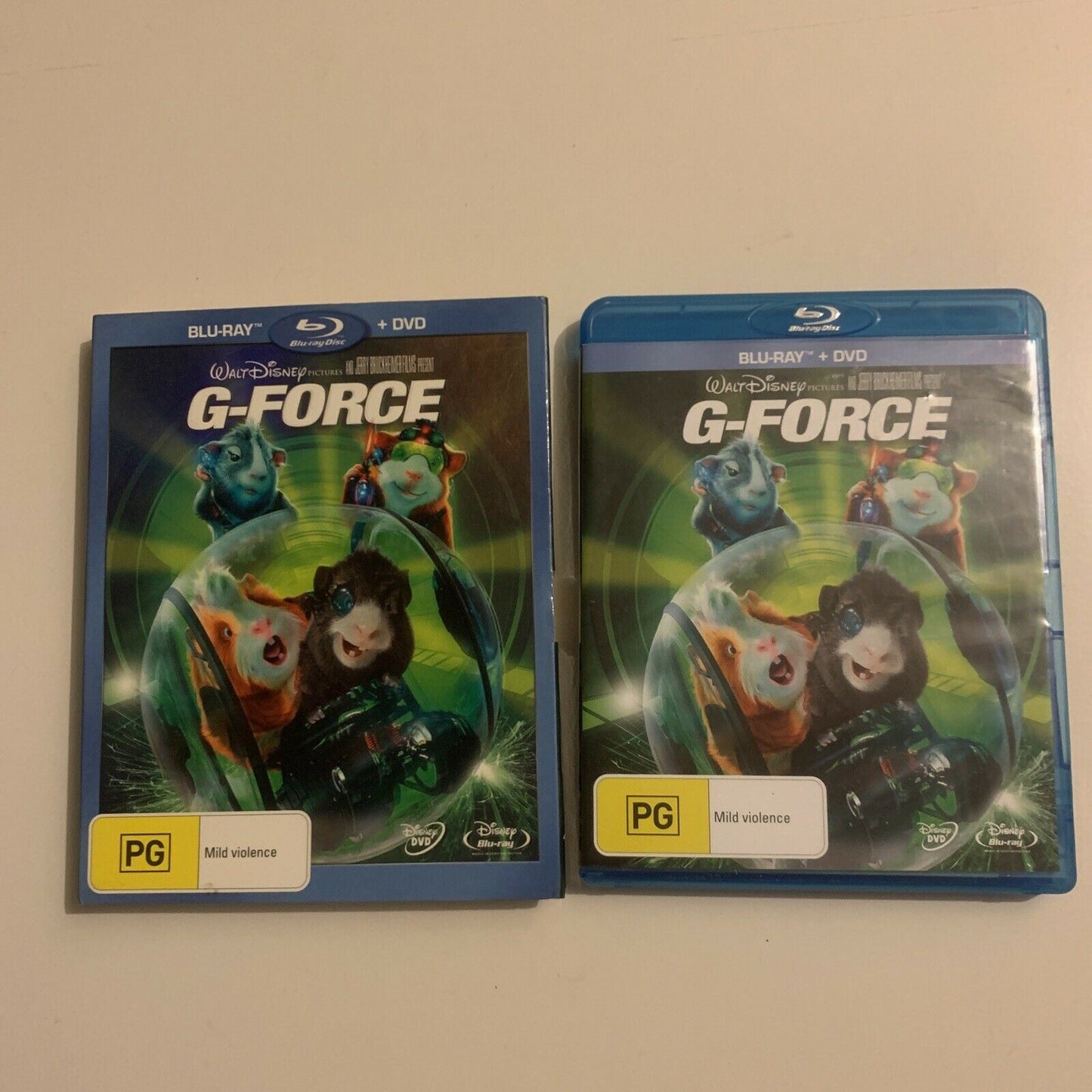 G-Force (Blu-ray + DVD, 2010) Nicolas Cage, Steve Buscemi Region B&C