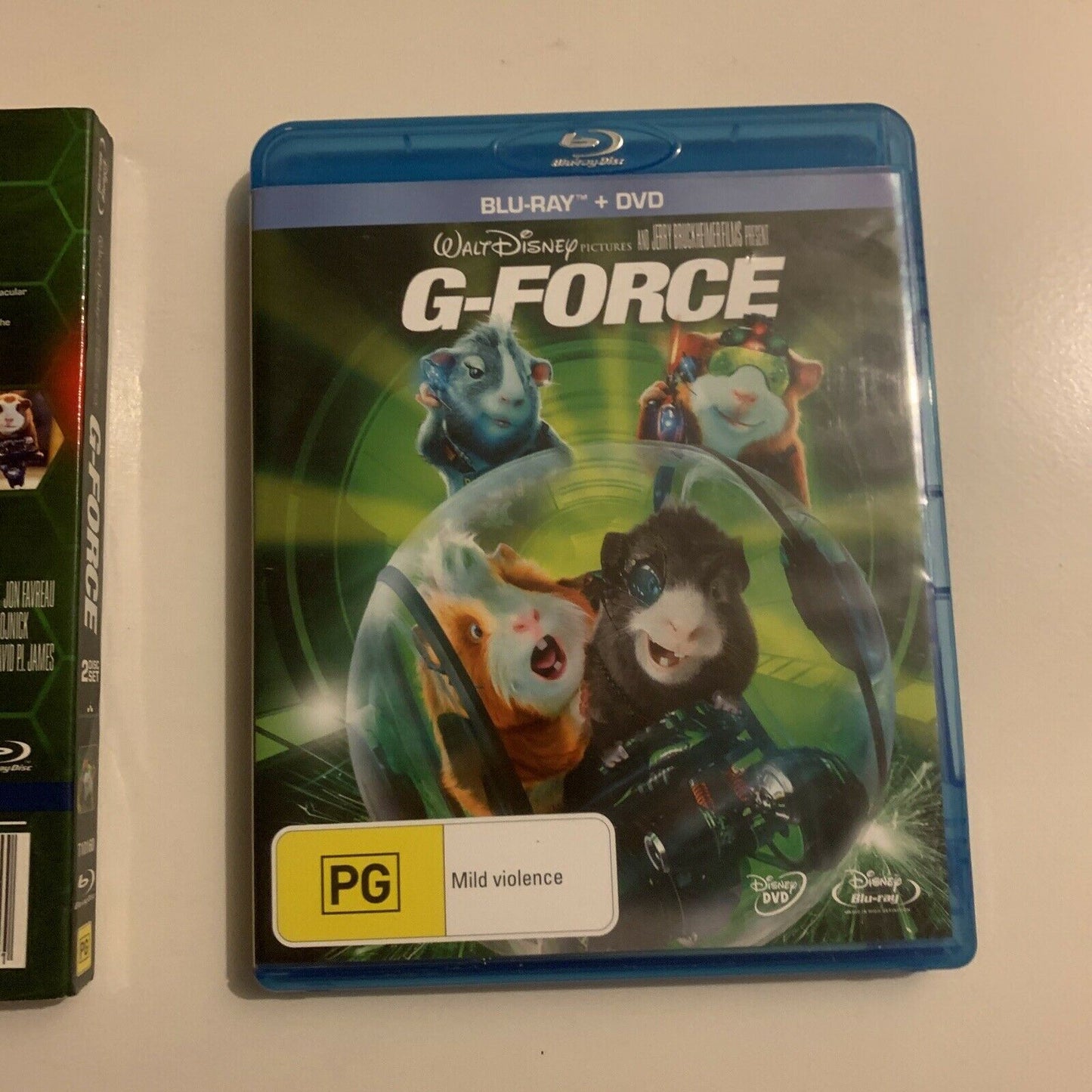 G-Force (Blu-ray + DVD, 2010) Nicolas Cage, Steve Buscemi Region B&C