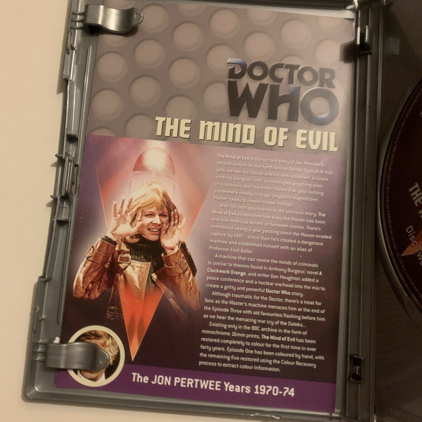 Doctor Who - The Mind of Evil (DVD, 1971) Jon Pertwee, Katy Manning Region 2