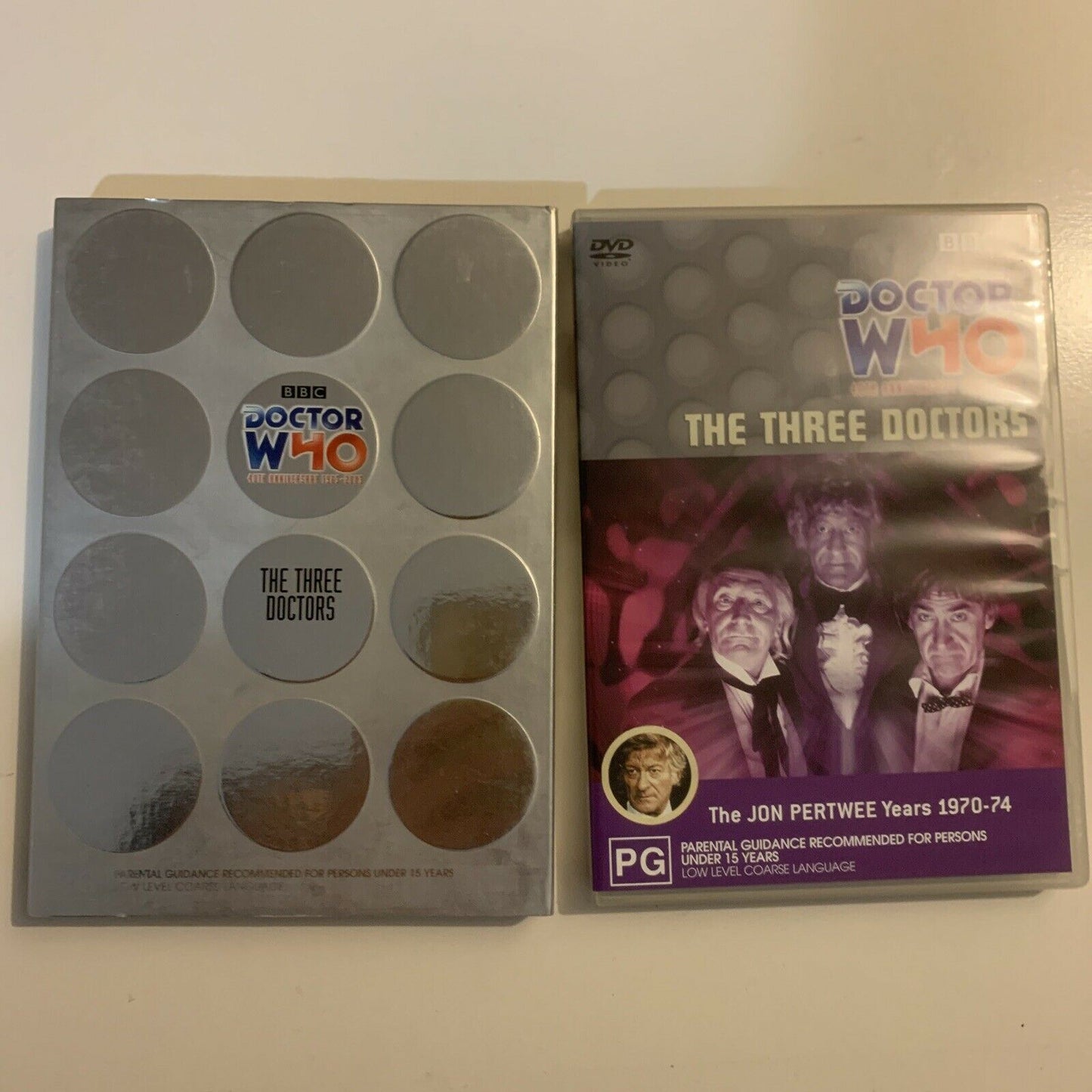 The Doctor Who - Three Doctors (DVD, 1973) Jon Pertwee, Katy Manning Region 4&2