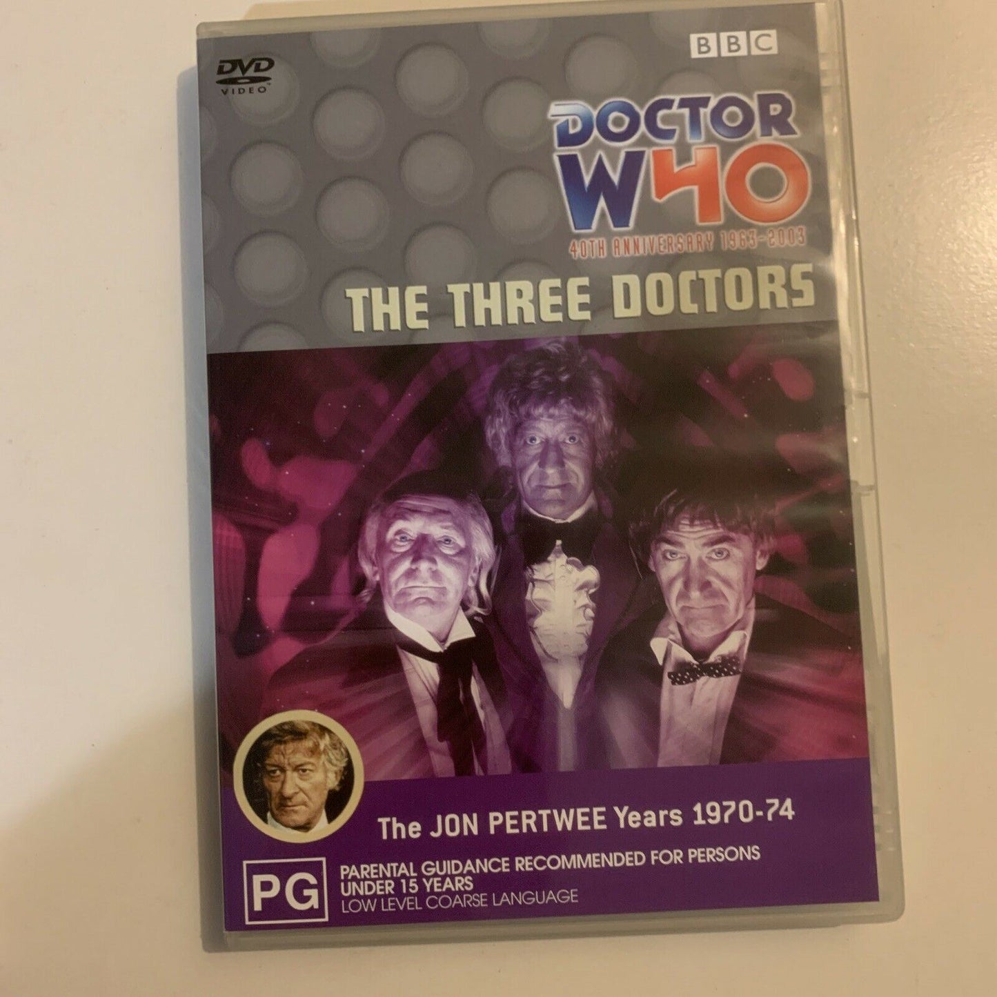 The Doctor Who - Three Doctors (DVD, 1973) Jon Pertwee, Katy Manning Region 4&2