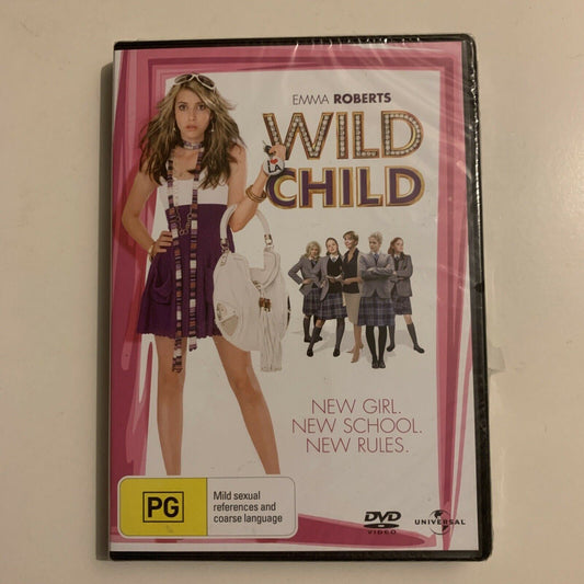*New Sealed* Wild Child (DVD, 2009) Emma Roberts. Region 4&2