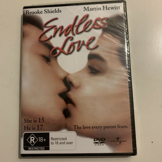 *New Sealed* Endless Love (DVD, 1981) Brooke Shields, Martin Hewitt. Region 4&2