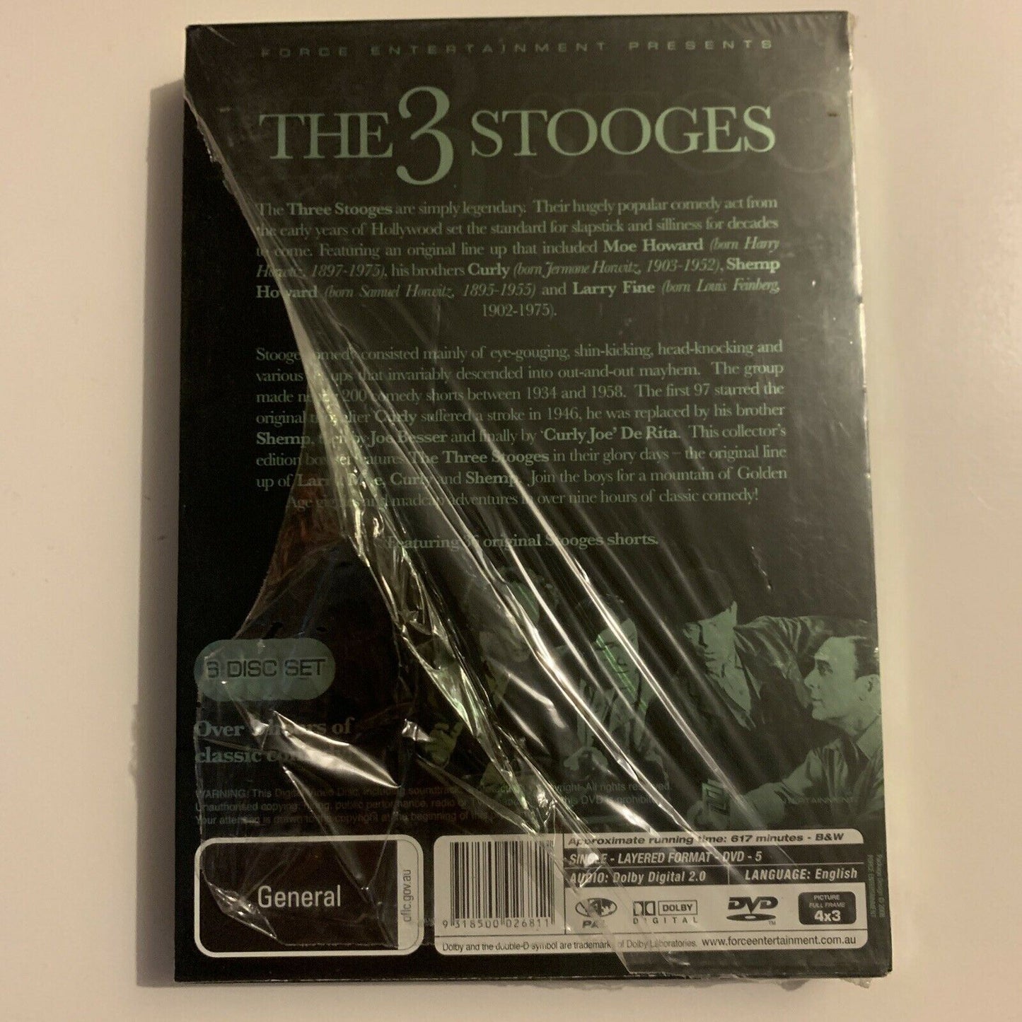 The Three Stooges - Collectors Edition Volume 4 (DVD, 1975, 6-Disc) Region 4