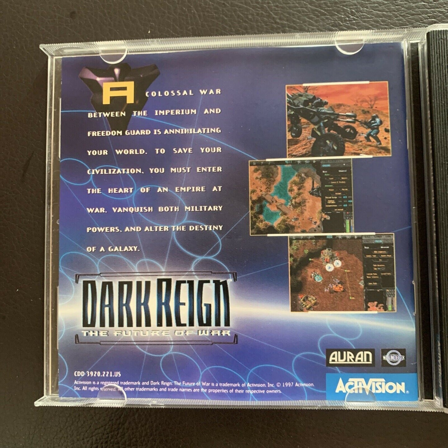 Dark Reign: The Future of War PC Game 1997