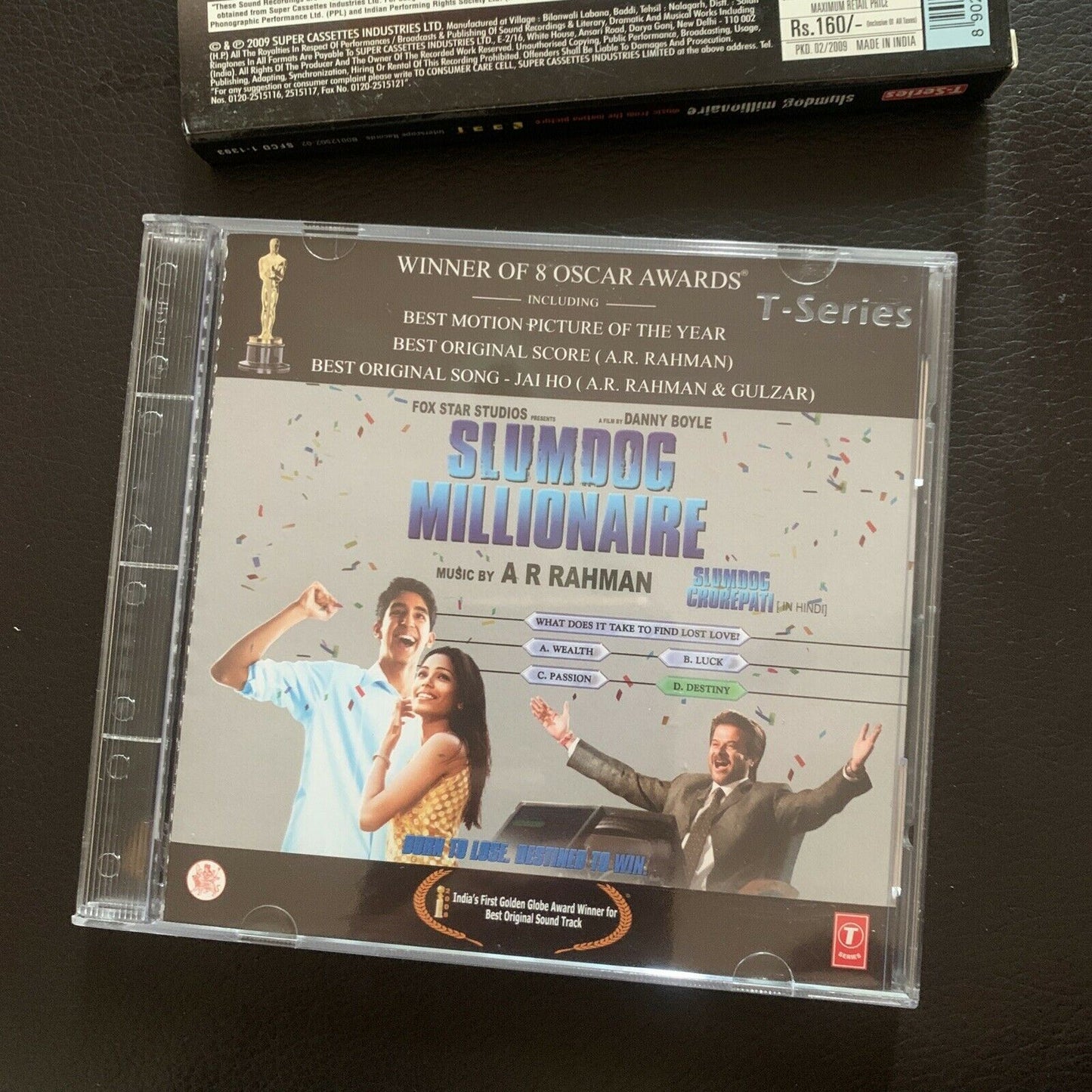 Slumdog Millionaire by Original Movie Soundtrack (CD, 2009, T-Series)