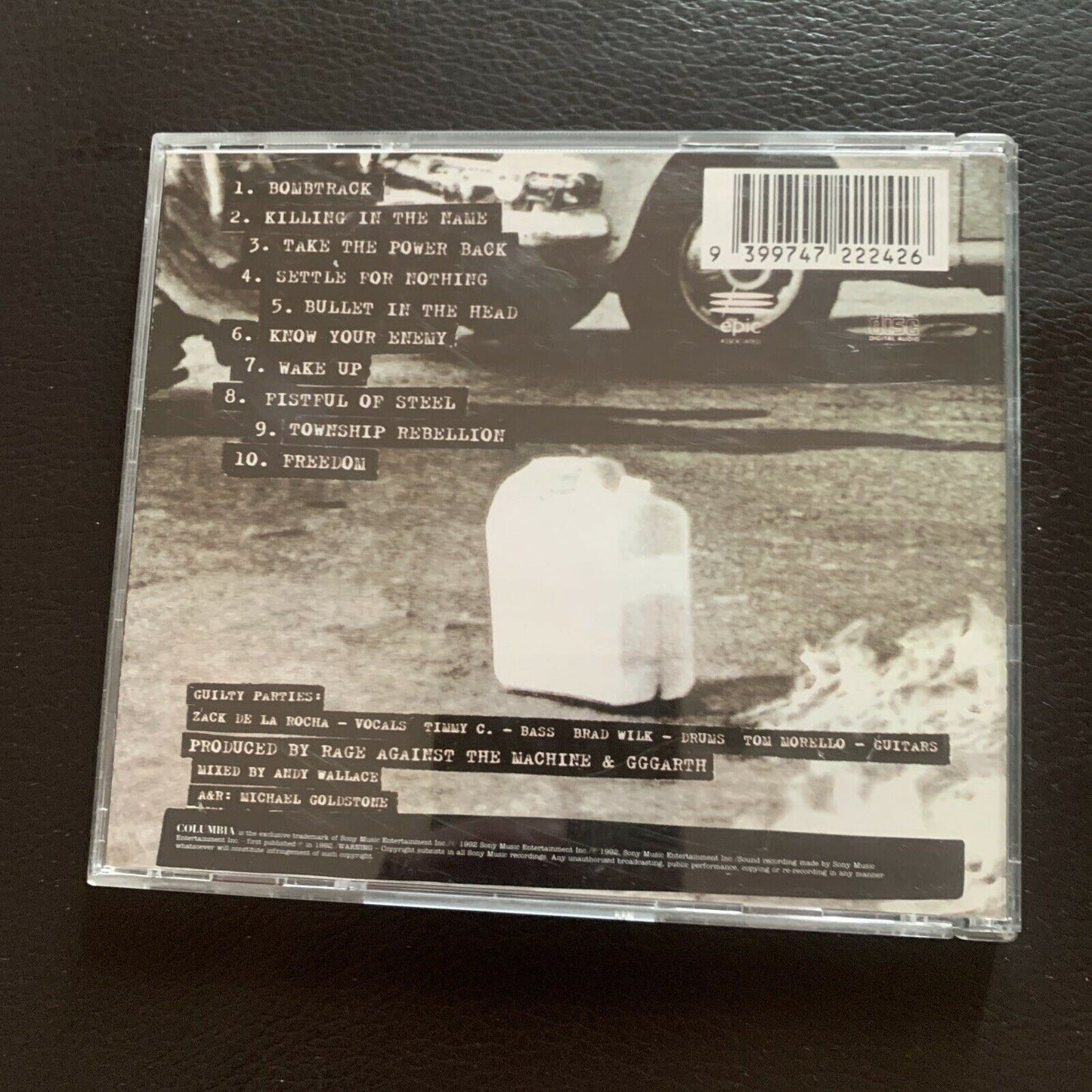 Rage Against the Machine - Rage Against the Machine (CD, 1992)