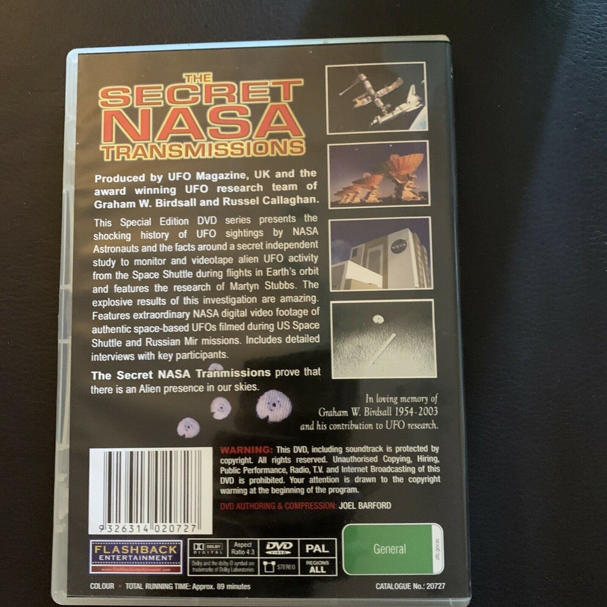 The Secret Nasa Transmissions - Special Edition By UFO Magazine (DVD) All Region