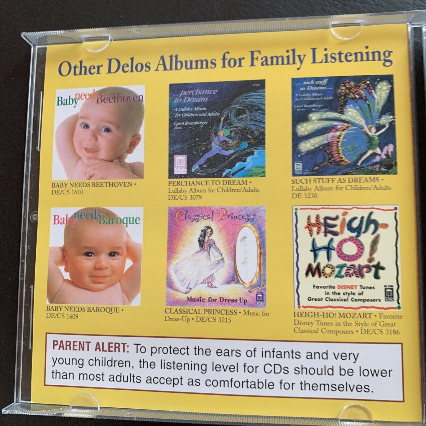 Baby Needs Mozart (CD, Jul-1998, Delos)