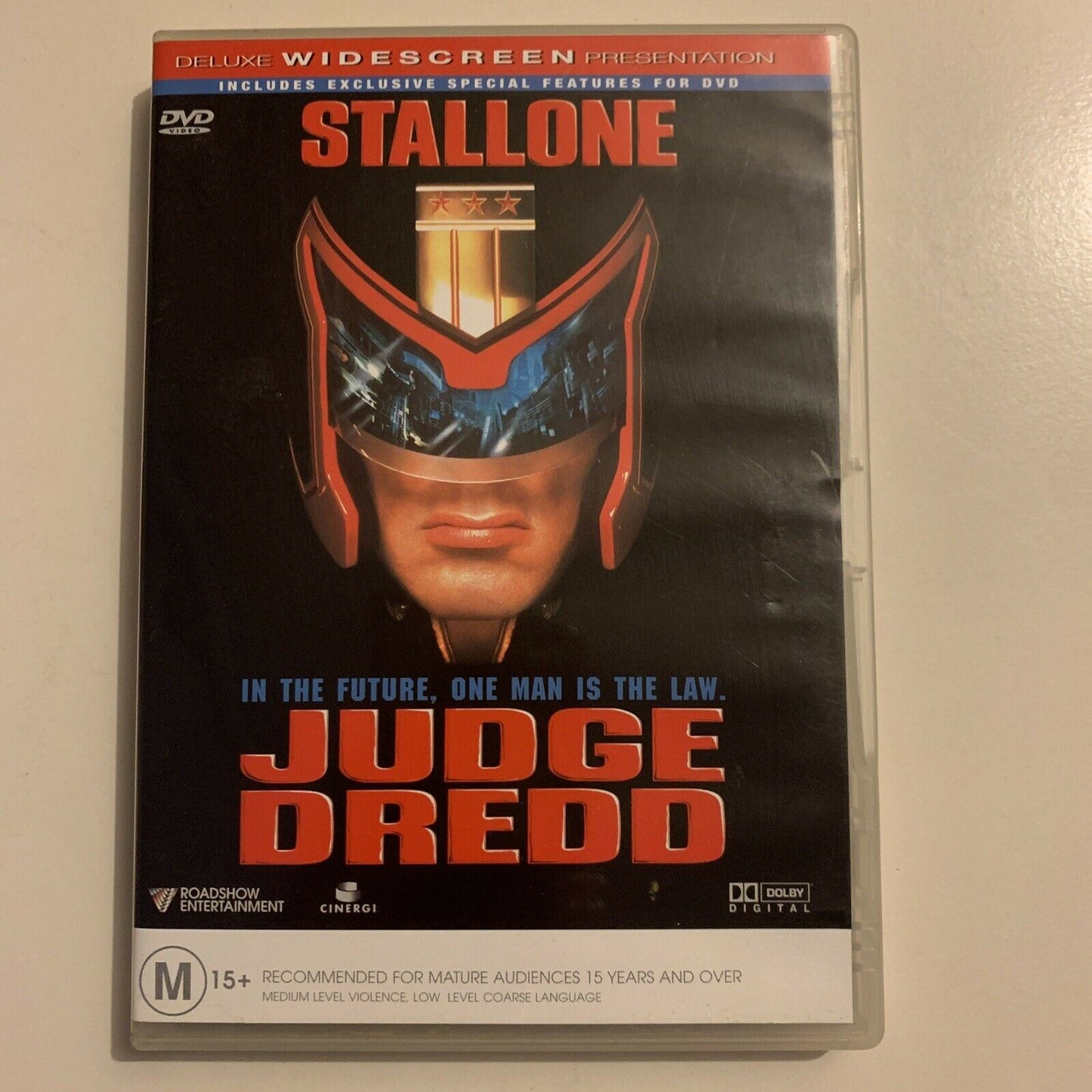 Judge Dredd (DVD, 1995) Sylvester Stallone. Region 4