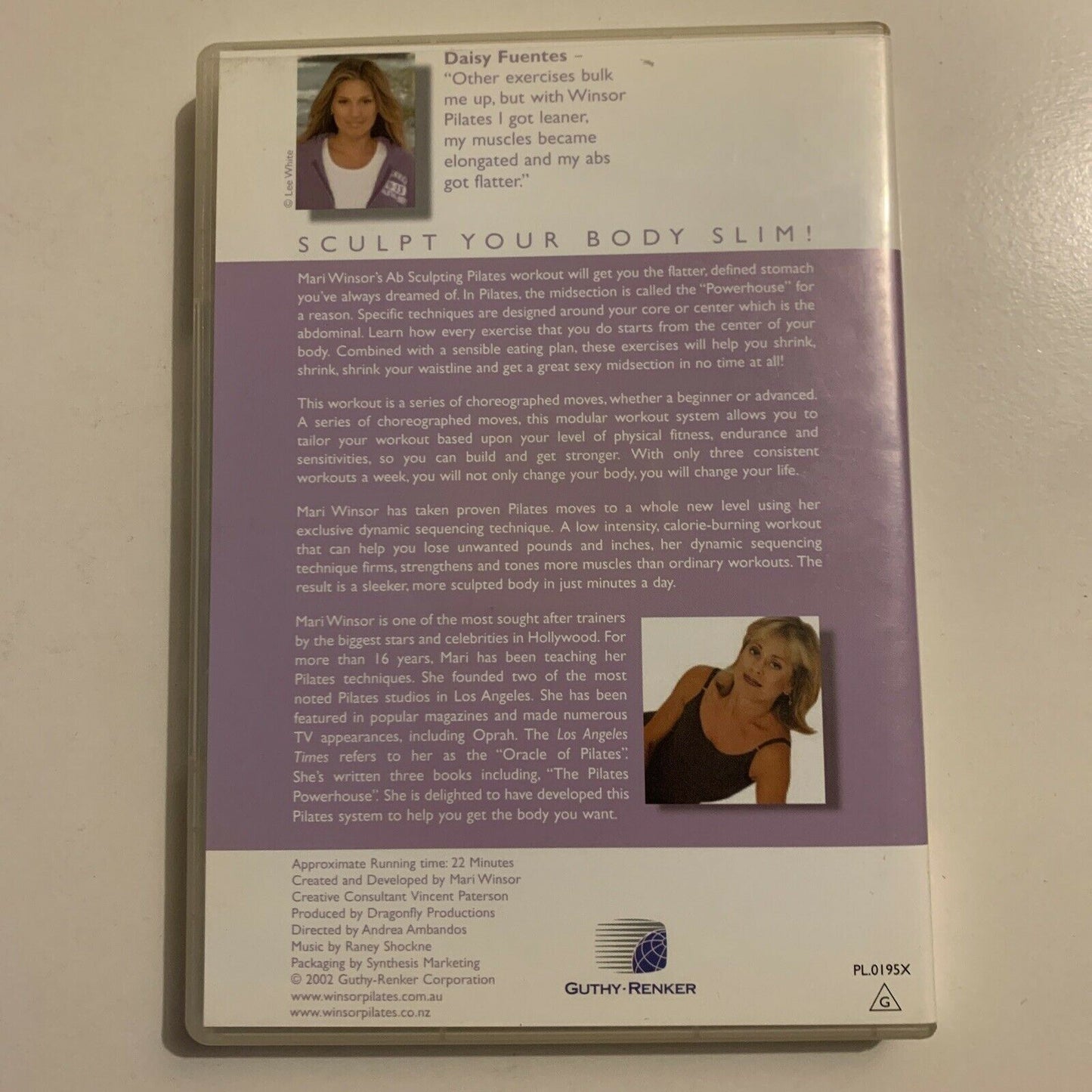 Winsor Pilates - Ab Sculpting - Sculpt Your Body Slim (DVD, 2002) All Regions