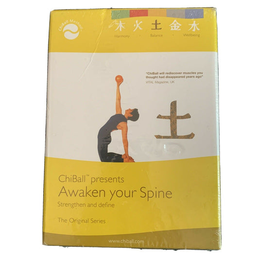 *New Sealed* ChiBall presents AWAKEN YOUR SPINE Strengthen And Define (DVD)