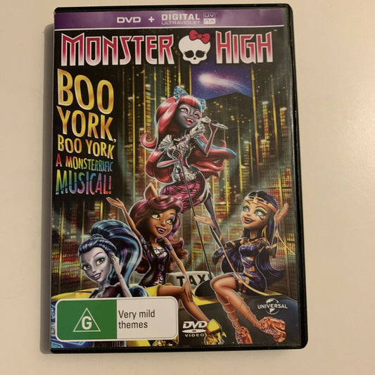 Monster High - Boo York, Boo York A Monsterrific Musical (DVD, 2018) Region 4&2