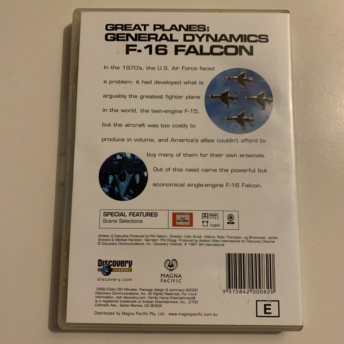 Great Planes - General Dynamics F-16 Falcon (DVD, 1999) Region 4 ...