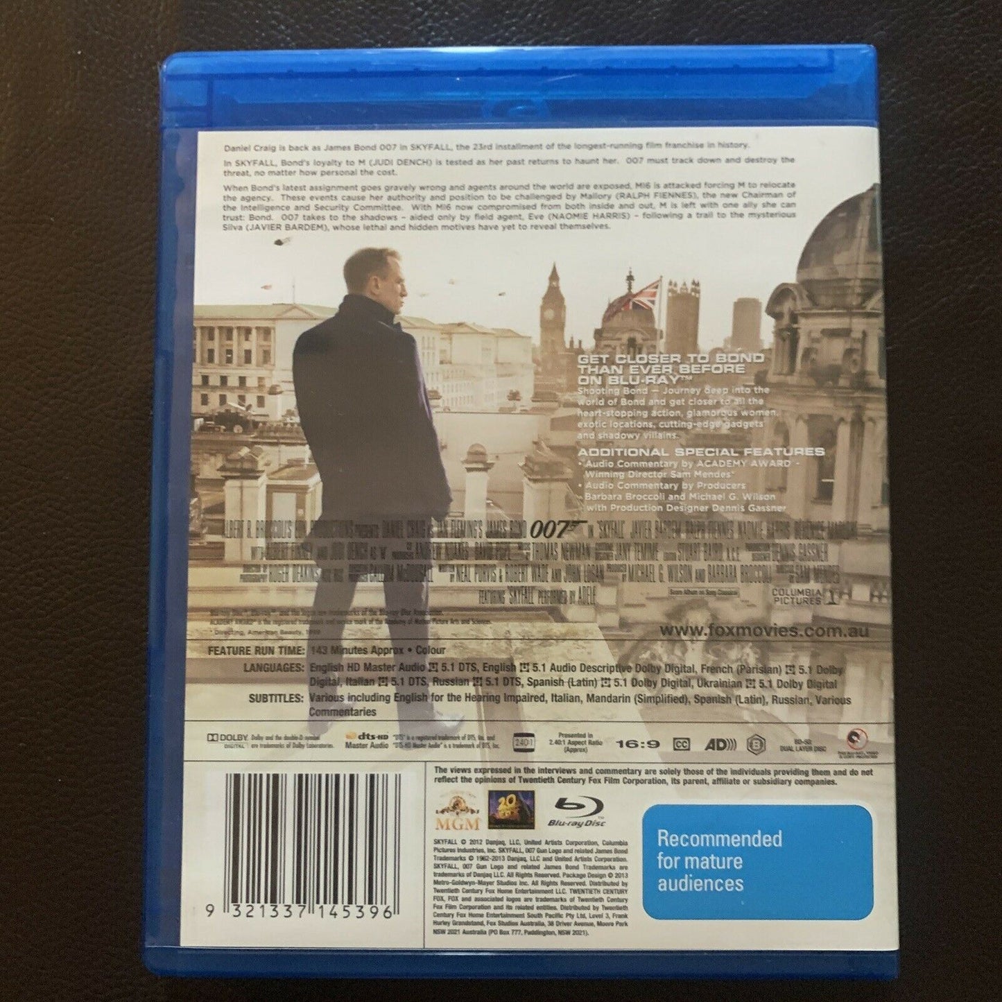 James Bond 007: Skyfall / Quantum Of Solace (Bluray, 2012) Region B