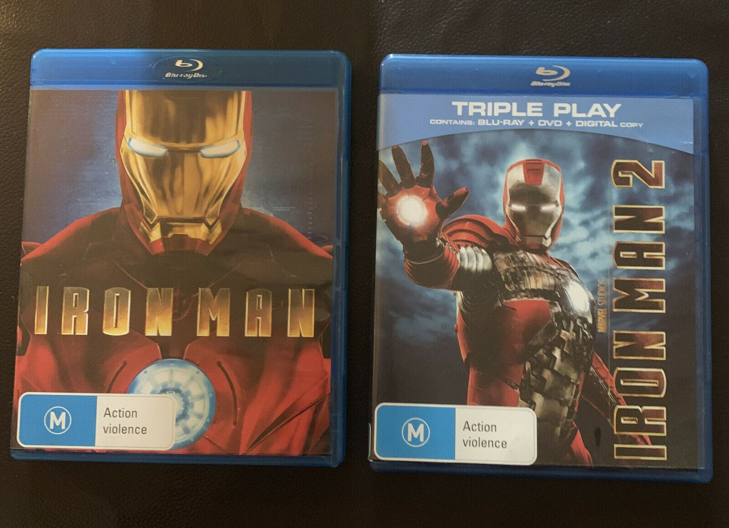 Iron Man / Iron Man 2 (Bluray, 2010, 2-Disc)