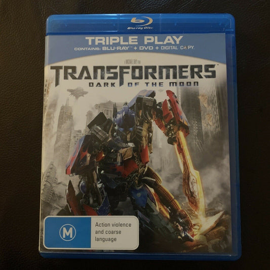 Transformers - Dark Of The Moon (Bluray + DVD, 2011, 3-Disc) Region B