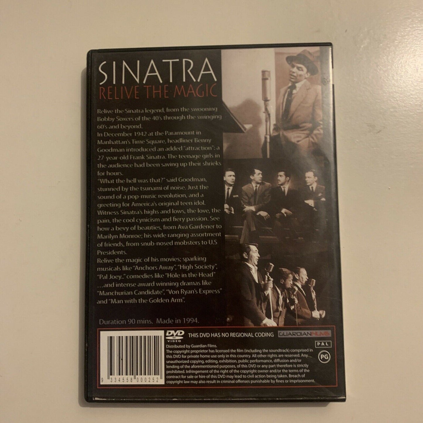 Frank Sinatra: Sinatra Relive The Magic (DVD, 1994) All Regions