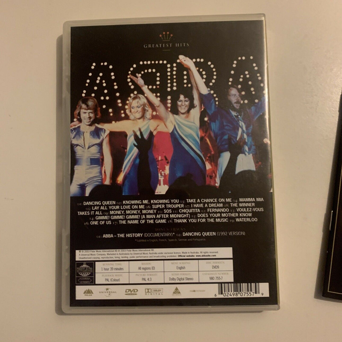 Abba - Gold - Greatest Hits (DVD, 2003) Music Videos & Documentary All Regions