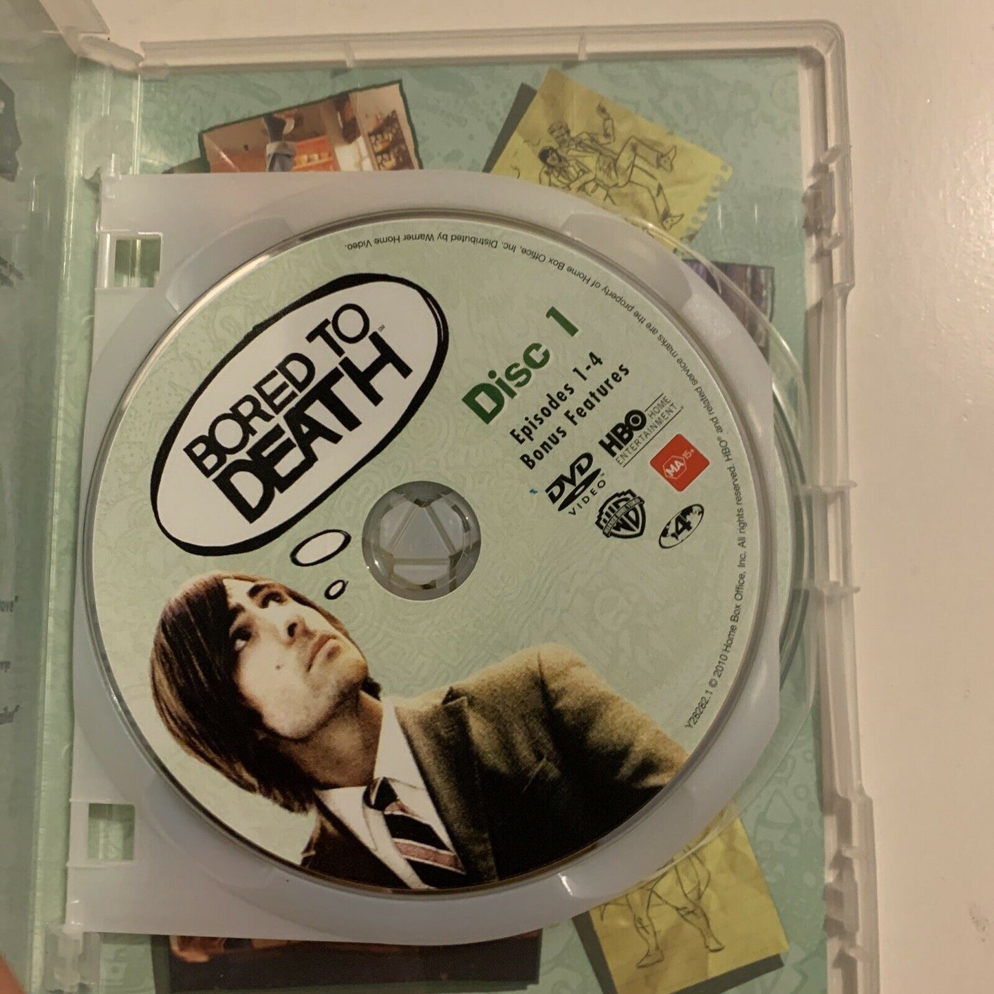 Bored To Death : Season 1 (DVD, 2010, 2-Disc) Jason Schwartzman Region 4&2