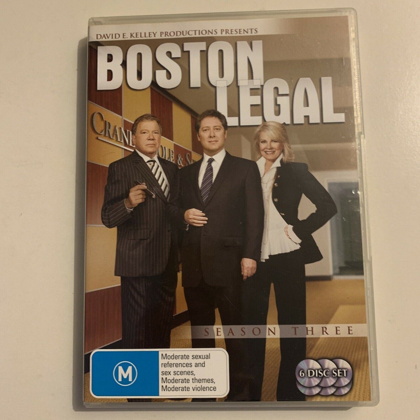 Boston Legal : Season 3 (DVD, 2007, 6-Disc) James Spader Region 4&2