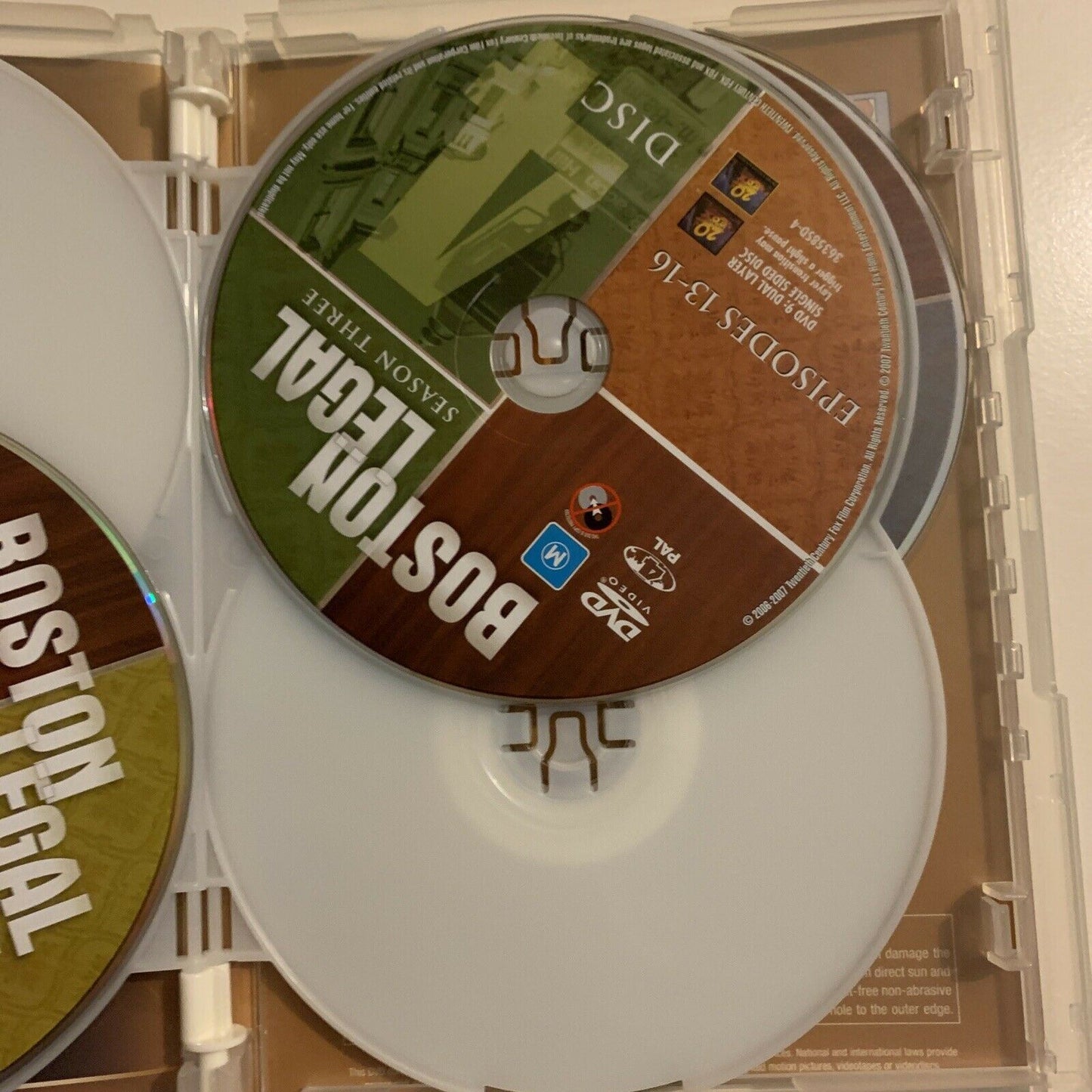 Boston Legal : Season 3 (DVD, 2007, 6-Disc) James Spader Region 4&2