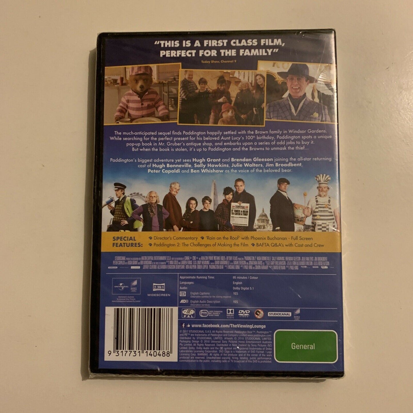 *New Sealed* Paddington 2 (DVD, 2018) Ben Whishaw Region4&2