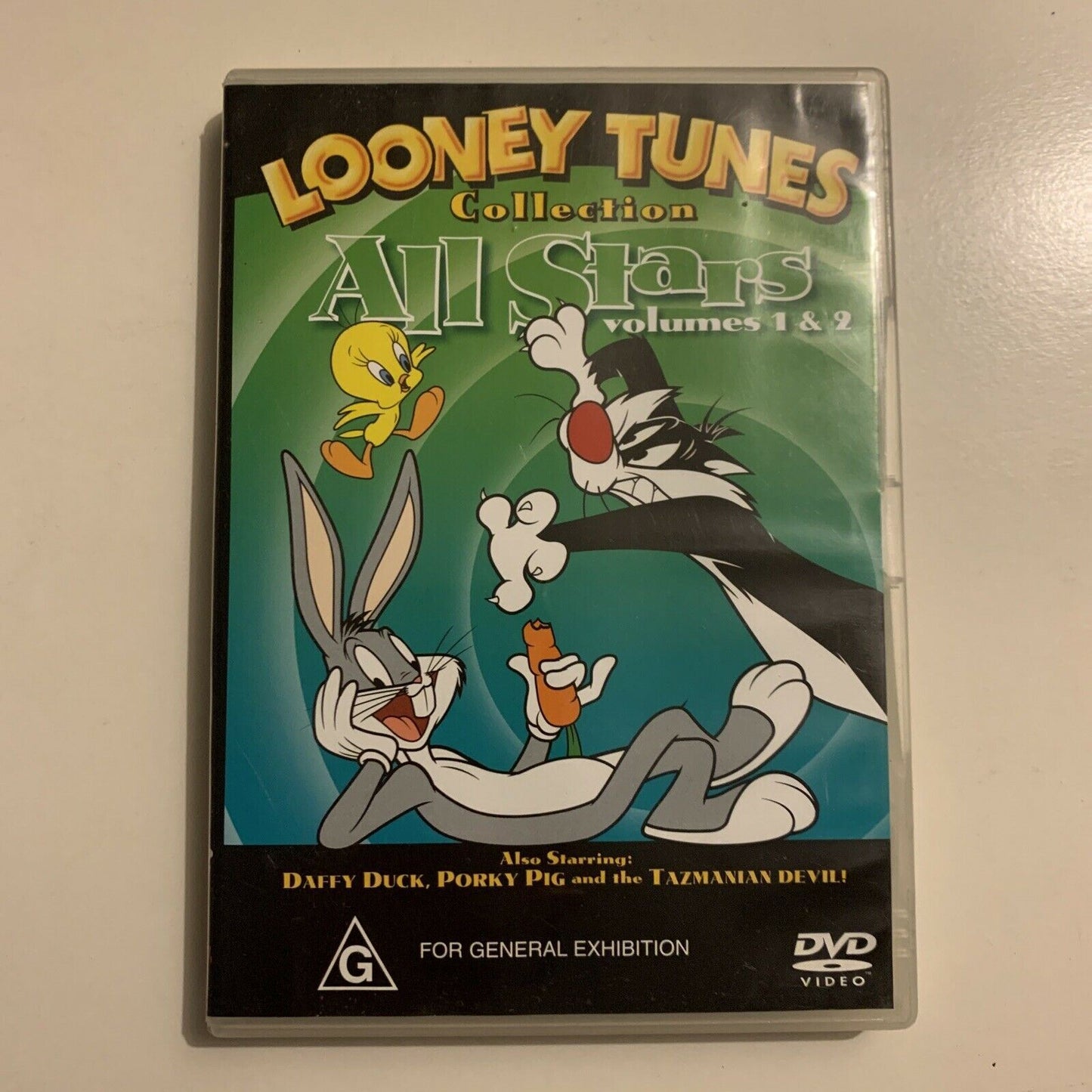 Looney Tunes All Star : Collection 1 & 2 (DVD, 1996, 2-Disc) Region 4&2