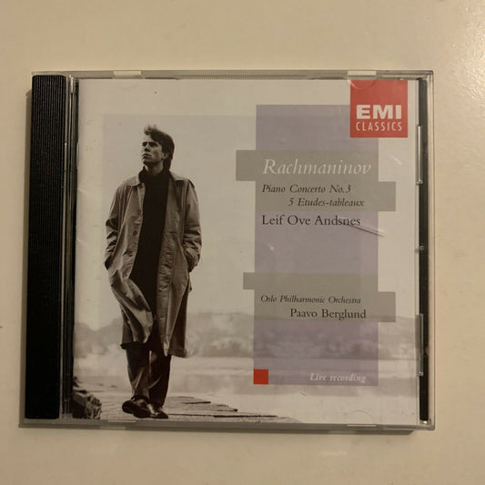 Rachmaninov: Piano Concerto No 3 Andsnes Berglund (CD, 1995)