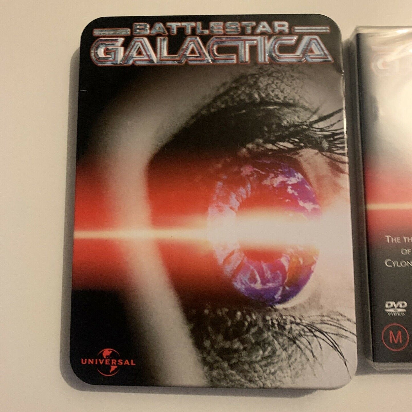 *New Sealed* Battlestar Galactica  - The Mini Series Steelbook Case (DVD, 2004)