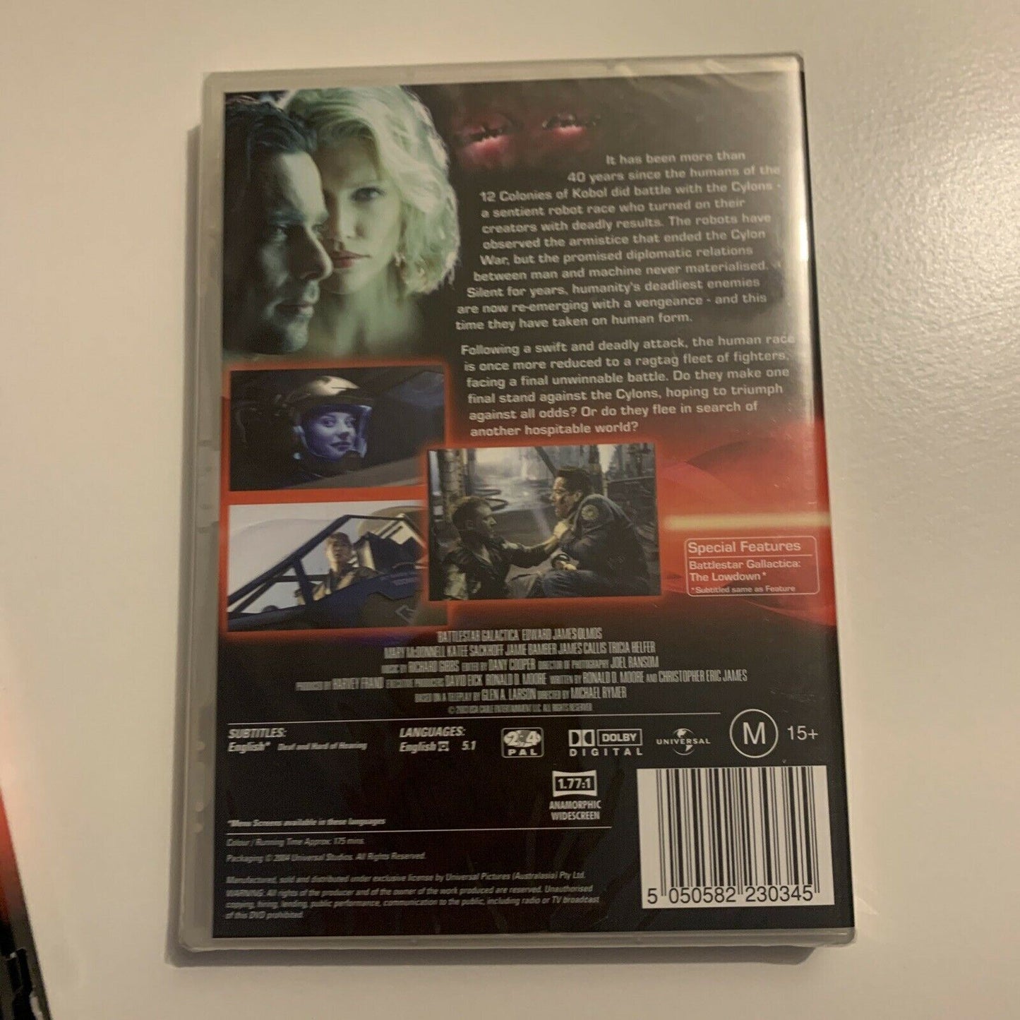 *New Sealed* Battlestar Galactica  - The Mini Series Steelbook Case (DVD, 2004)