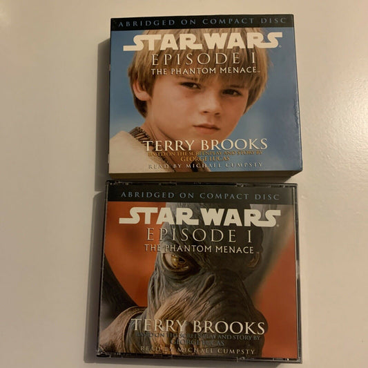 STAR WARS: The Phantom Menace: Episode I by Terry Brooks (CD, 1999, 3-Disc)