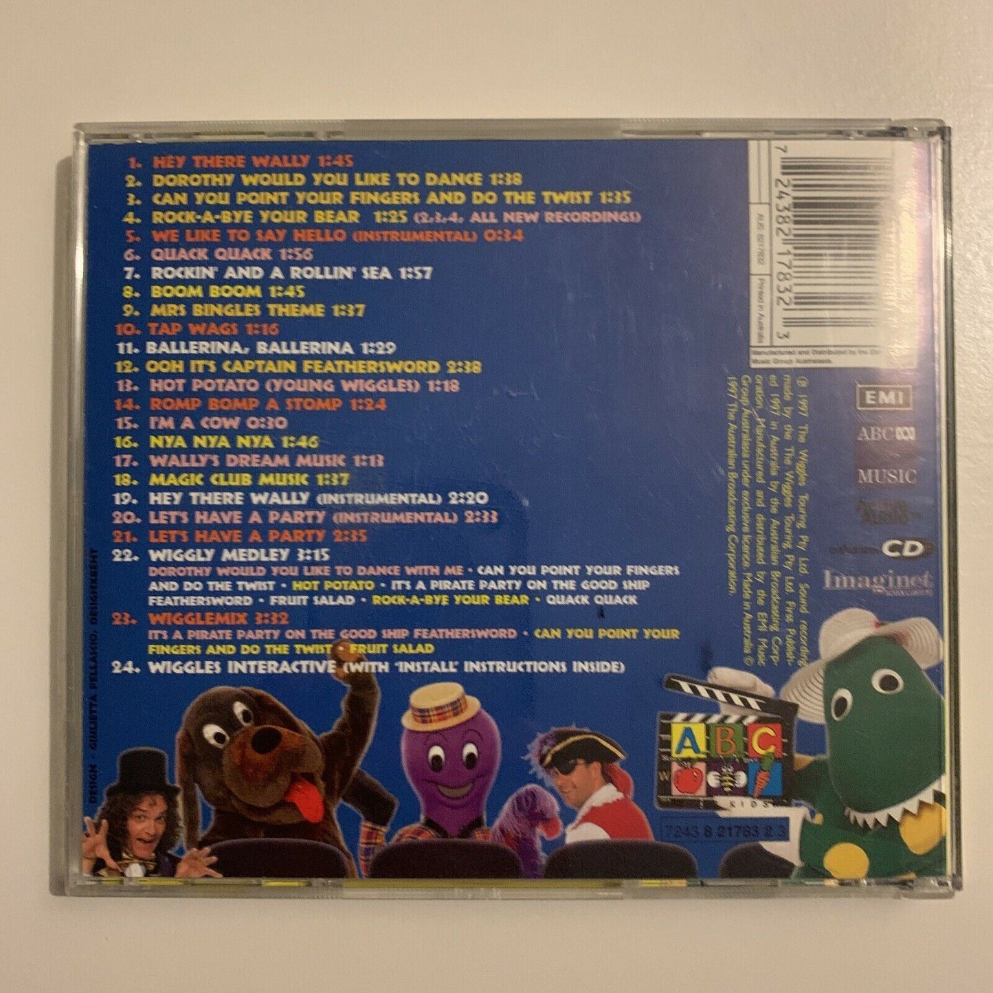 The Wiggles Movie Soundtrack - Bonus Multimedia Track For PC (Enhanced CD, 1997)