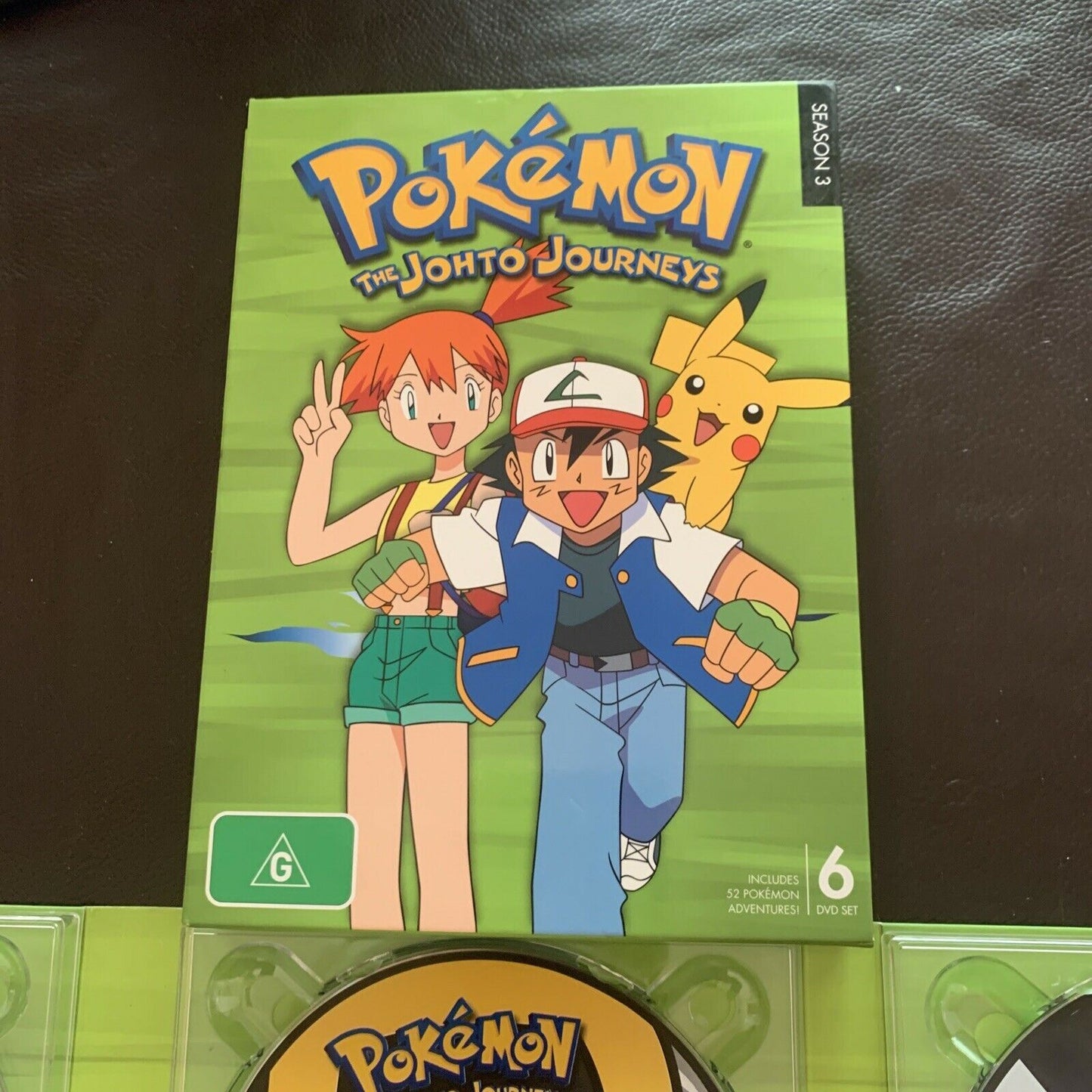 Pokémon - Johto Journeys : Season 3 (DVD, 2010, 6-Disc Set) Region 4