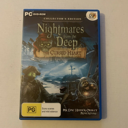 Nightmares From The Deep - The Cursed Heart PC CDROM Hidden Object Game