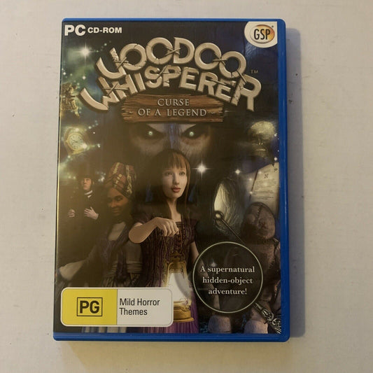 Voodoo Whisperer Curse of a Legend PC CDROM Hidden Object Adventure Game