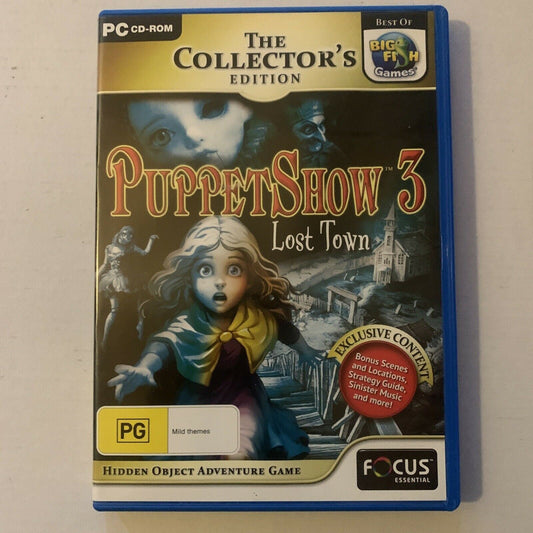 Puppet Show 3: Lost Town - Collector's Edition - Hidden Object / Puzzle PC CDROM