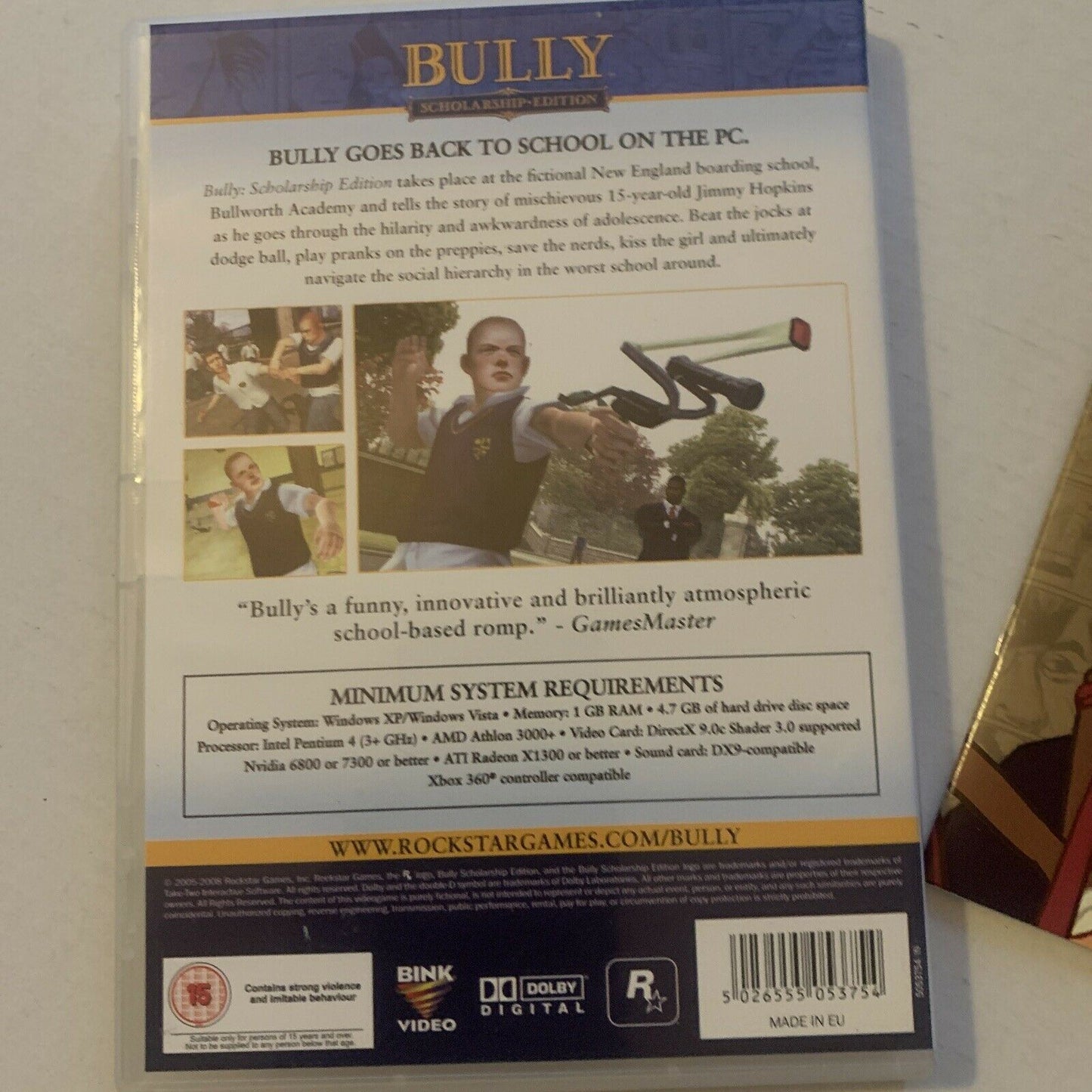 Bully - Scholarship Edition PC DVD-ROM With Manual & Map