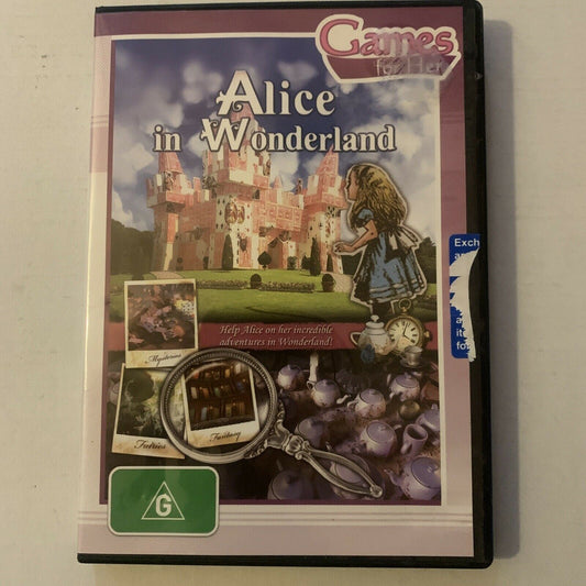 Alice in Wonderland PC CDROM Hidden Object Game