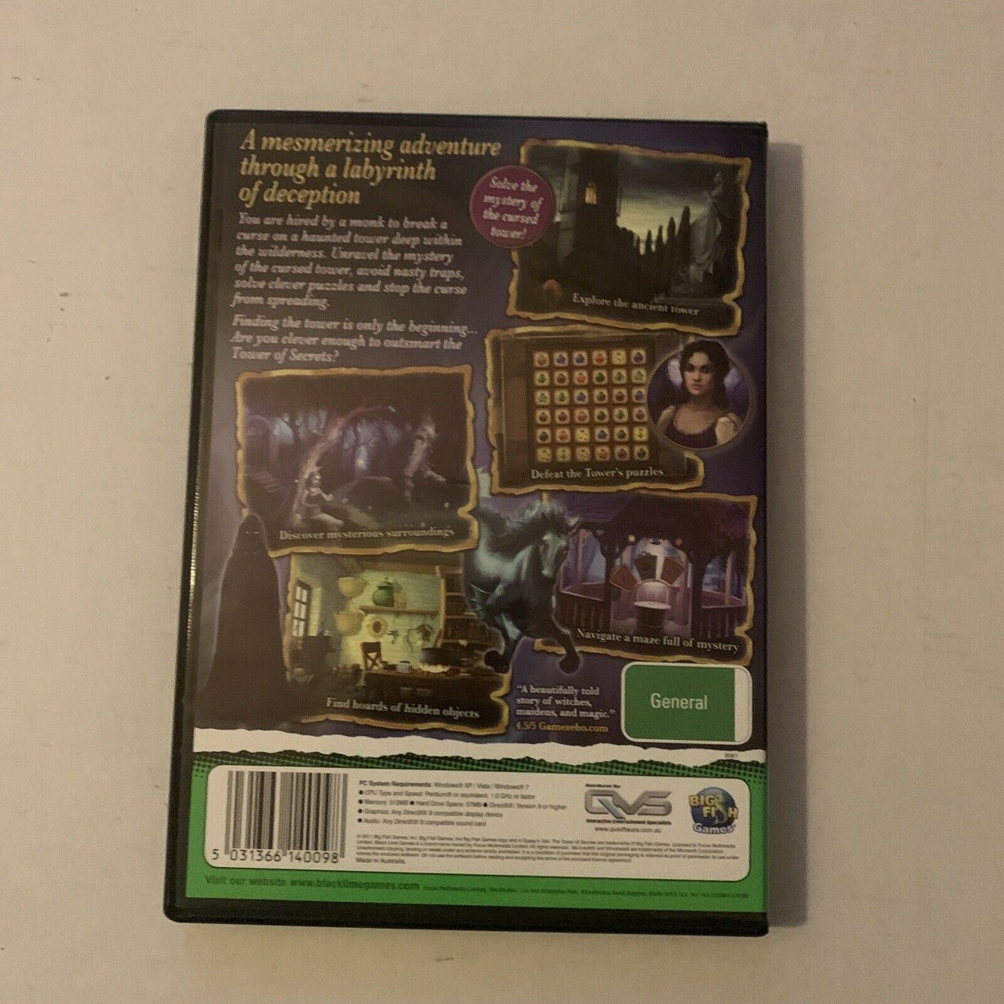 A Gypsy's Tale - The Tower of Secrets - PC CD-ROM - Hidden Object Game