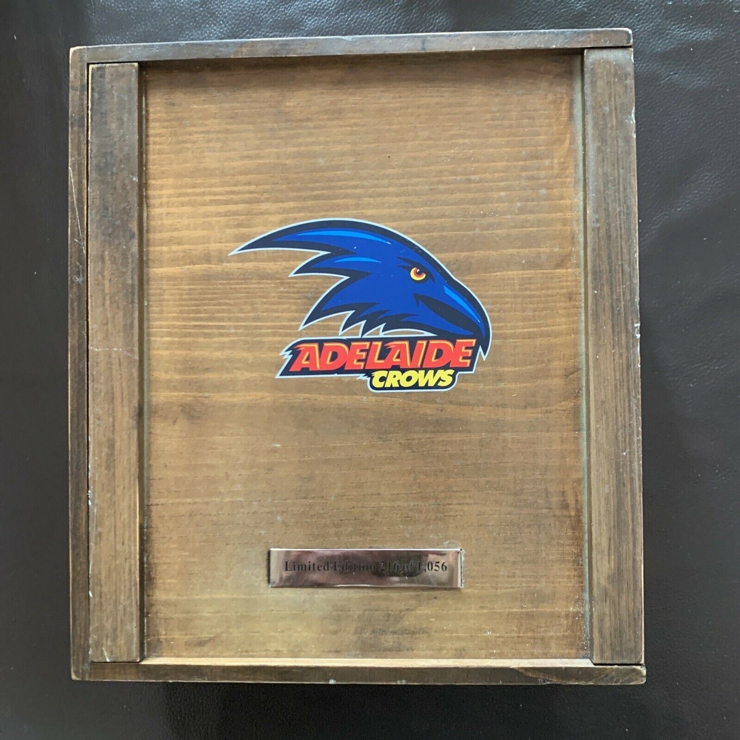Adelaide Crows AFL Pilsner Wooden Gift Box Set Limited edition