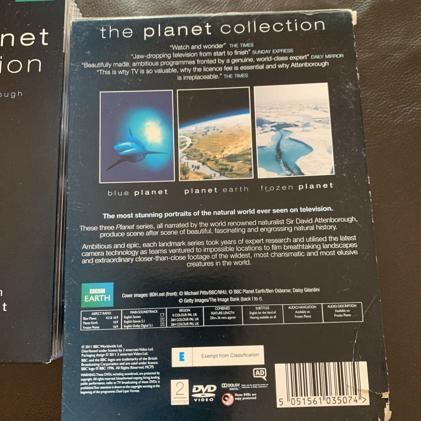 The Planet Collection (Blue Planet/Planet Earth/Frozen Planet) DVD 12-Disc