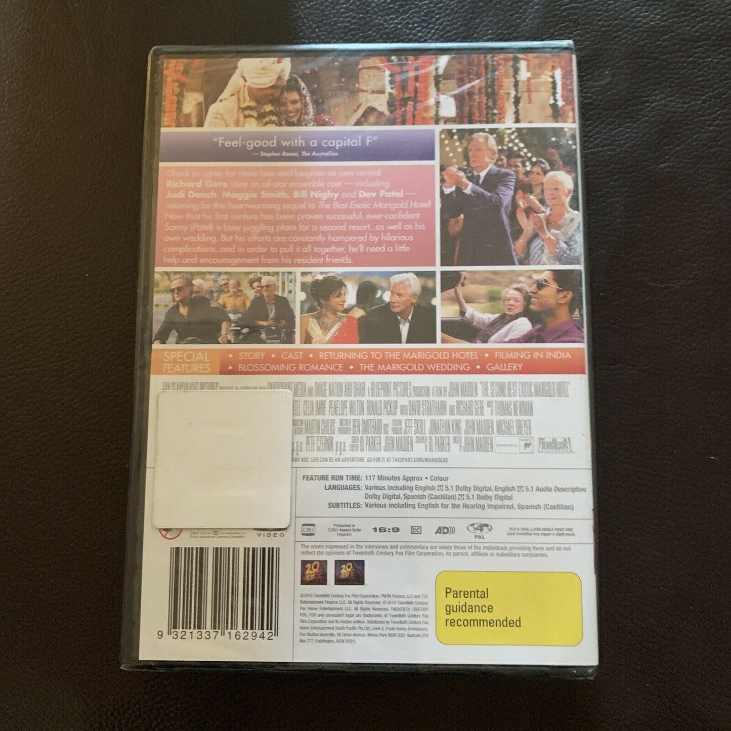 *New Sealed* The Second Best Marigold Hotel (DVD, 2015) Judi Dench Region 4