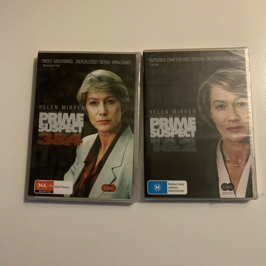 *New Sealed* Prime Suspect : Series 1,2,3,4 (DVD, 1995, 5-Disc) Helen Mirren