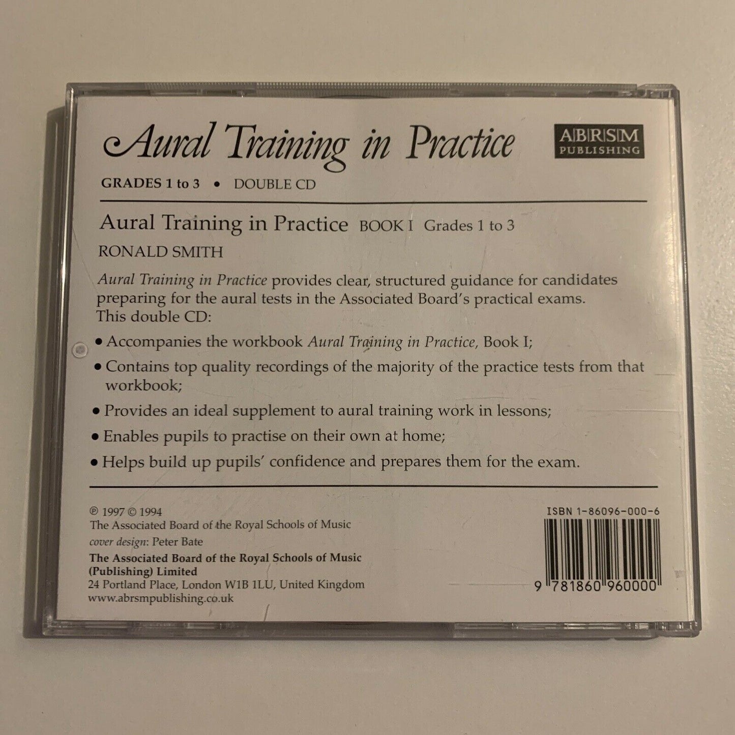 Aural Training In Practice - Grades 1 To 3 (CD, 1997, 2-Disc) ABRSM Publishing