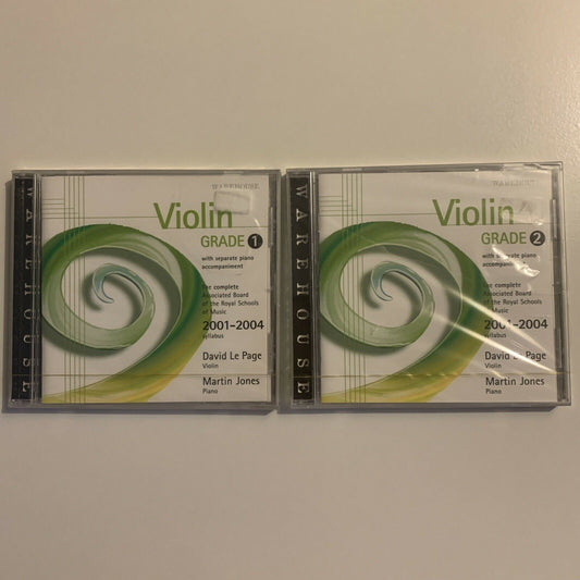 *New Sealed* Royal Schools Of Music: Violin Grade 1 & 2 2001-2004 Syllabus CD